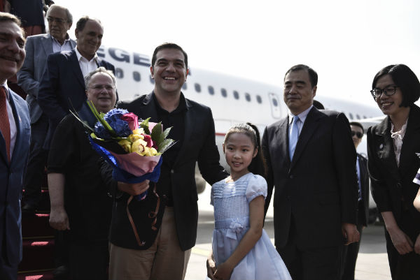 Visita ufficiale del  PM Greco Alexis Tsipras in Cina (01-06.07.2016)