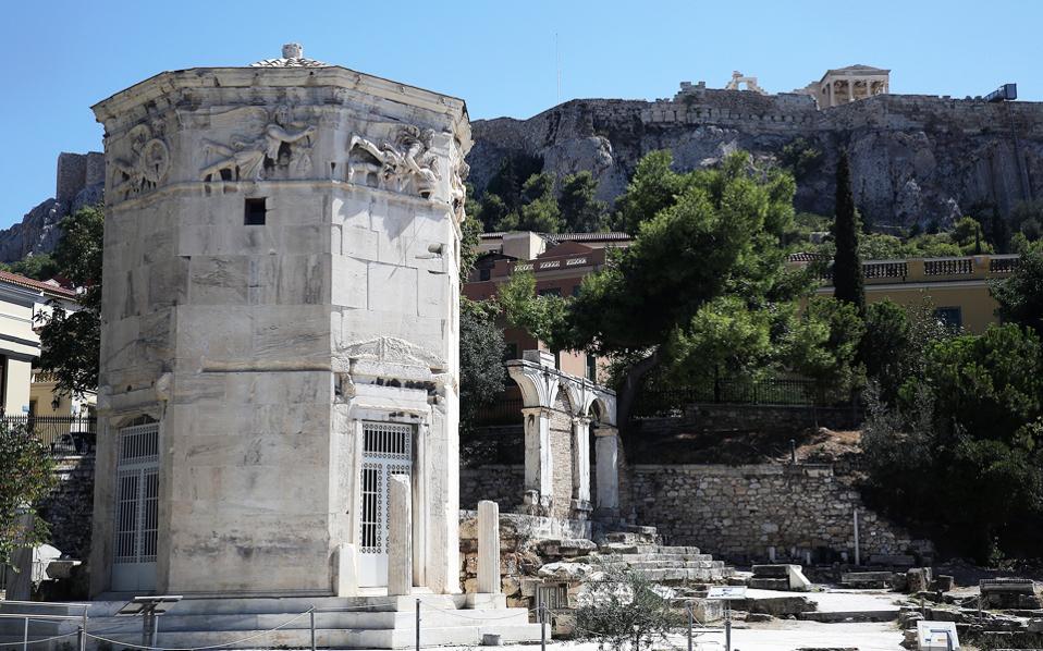 Finita la restaurazione della torre dei venti (Aerides)! Il Monumento è adesso pronto per visitare