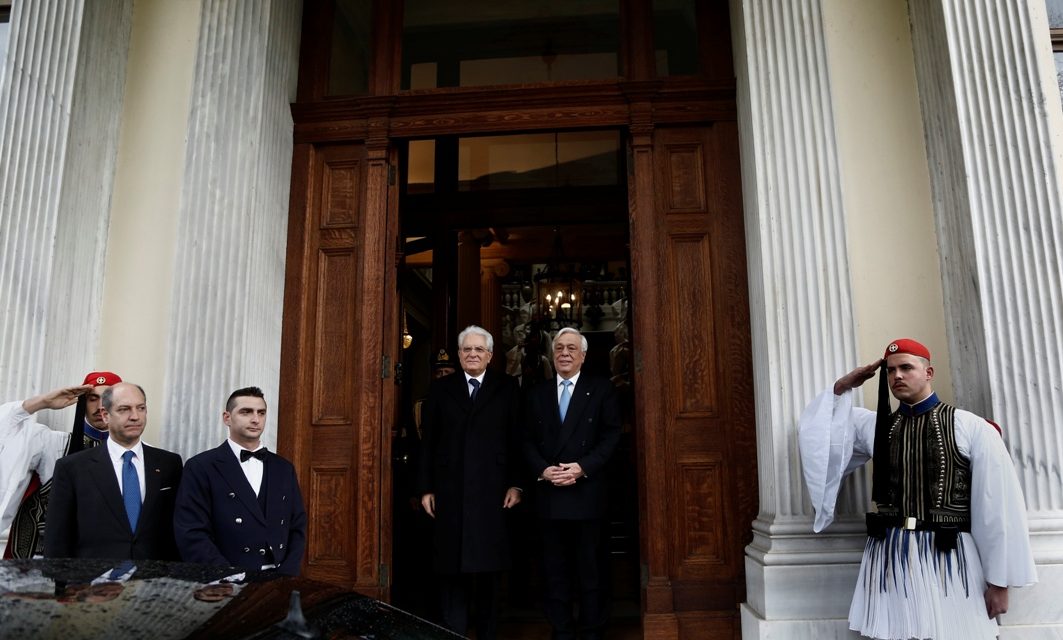 Il Presidente Sergio Mattarella in visita ufficiale di due giorni ad Atene