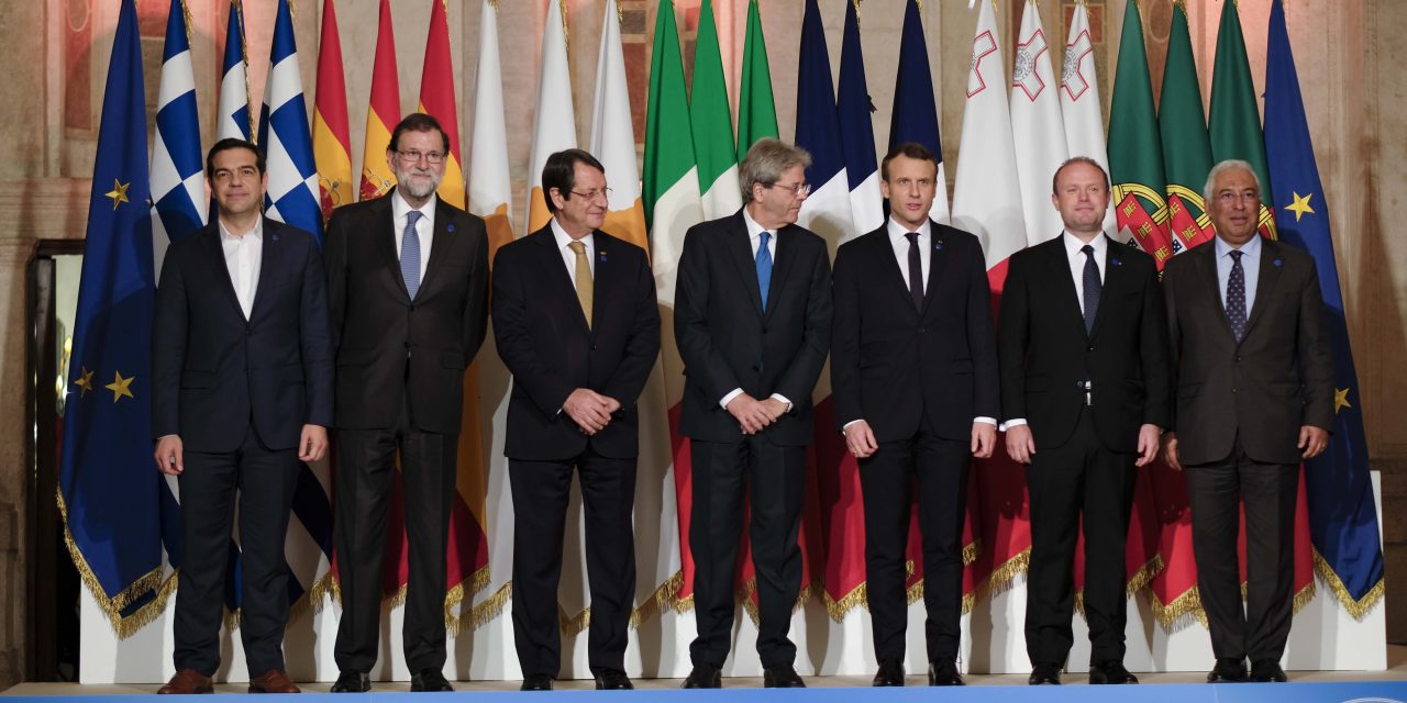 Alexis Tsipras ricevuto da Paolo Gentiloni a Roma per il 4° Vertice dei Paesi del Sud dell’UE