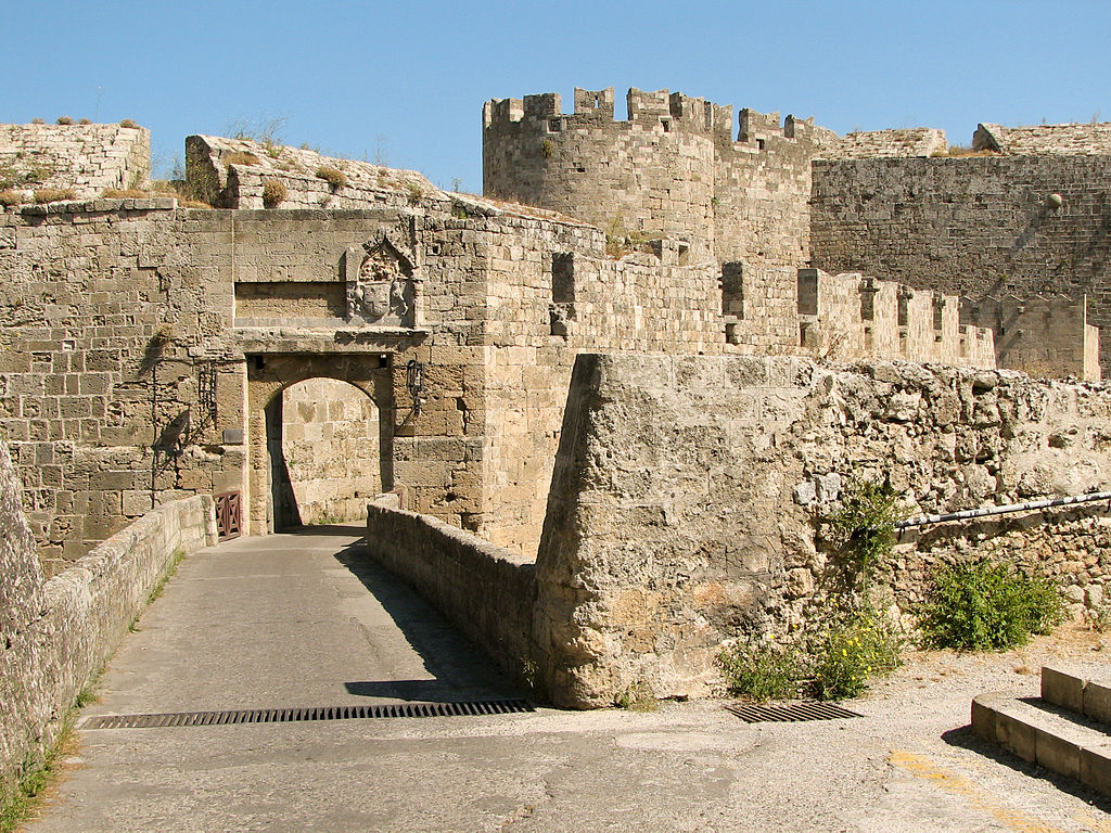 Veduta della città vecchia di Rodi 