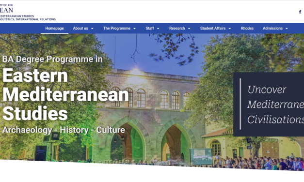 Study in Greece – Storie dei Programmi Internazionali / BA in Eastern Mediterranean Studies