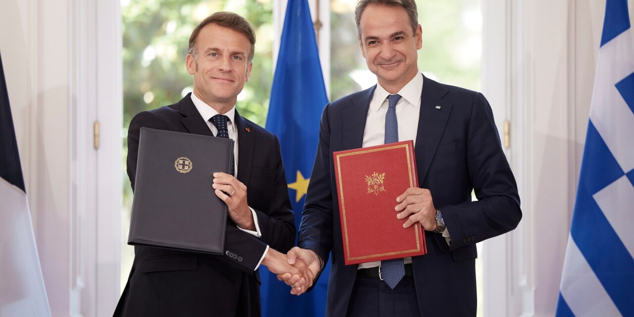 Dichiarazioni del Primo Ministro Kyriakos Mitsotakis dopo il suo incontro con il Presidente della Repubblica francese Emmanuel Macron e la firma di accordi tra la Grecia e la Francia