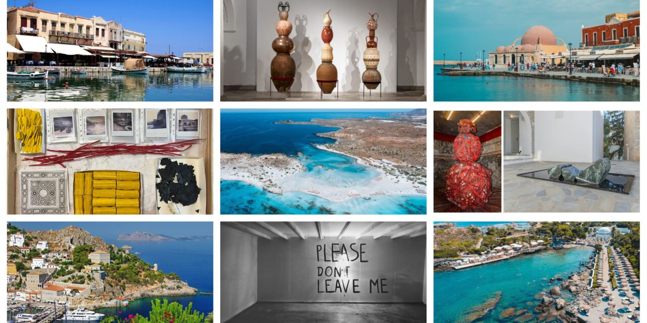 Estate d’arte nelle isole greche: Idra, Rodi, Lesbo, Rethymno, La Canea